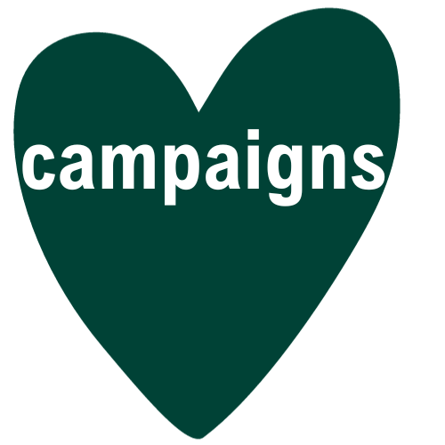 campaigns written on a heart